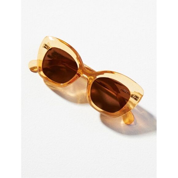 NEW Anthropologie Matt & Nat Rakel 2 Recycled Polarized Vegan Cat-Eye Sunglasses - Picture 1 of 3